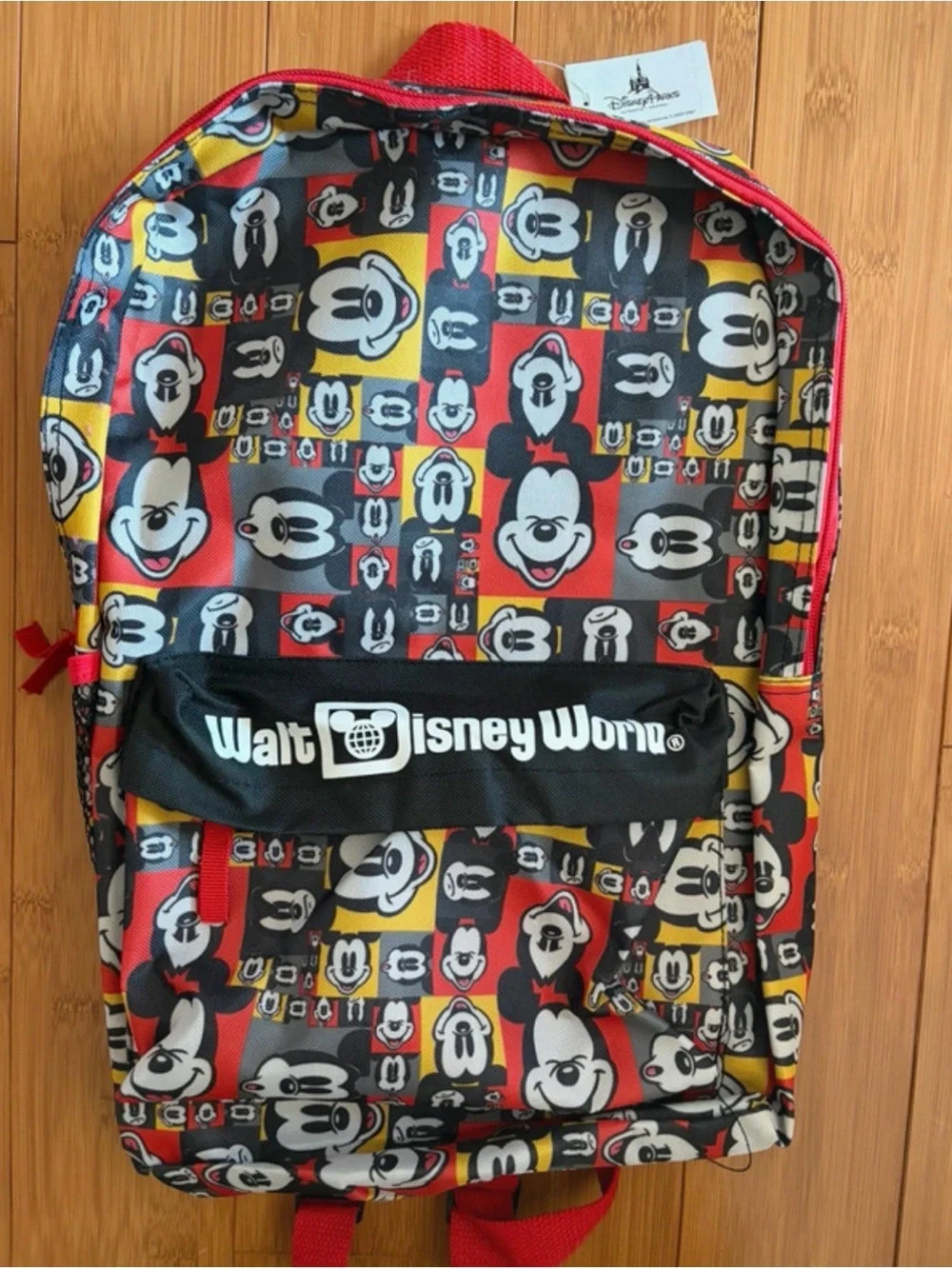 NWT•Authentic Walt Disney World Park Mickey Mouse Backpack